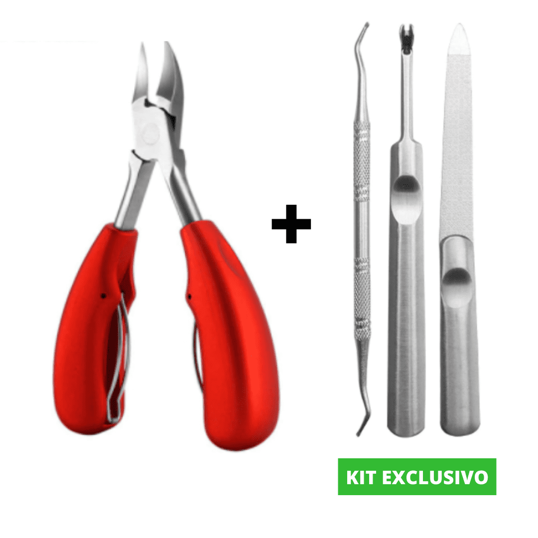 Alicate Para Desencravar Unhas | Clean Max + Kit Exclusivo đ