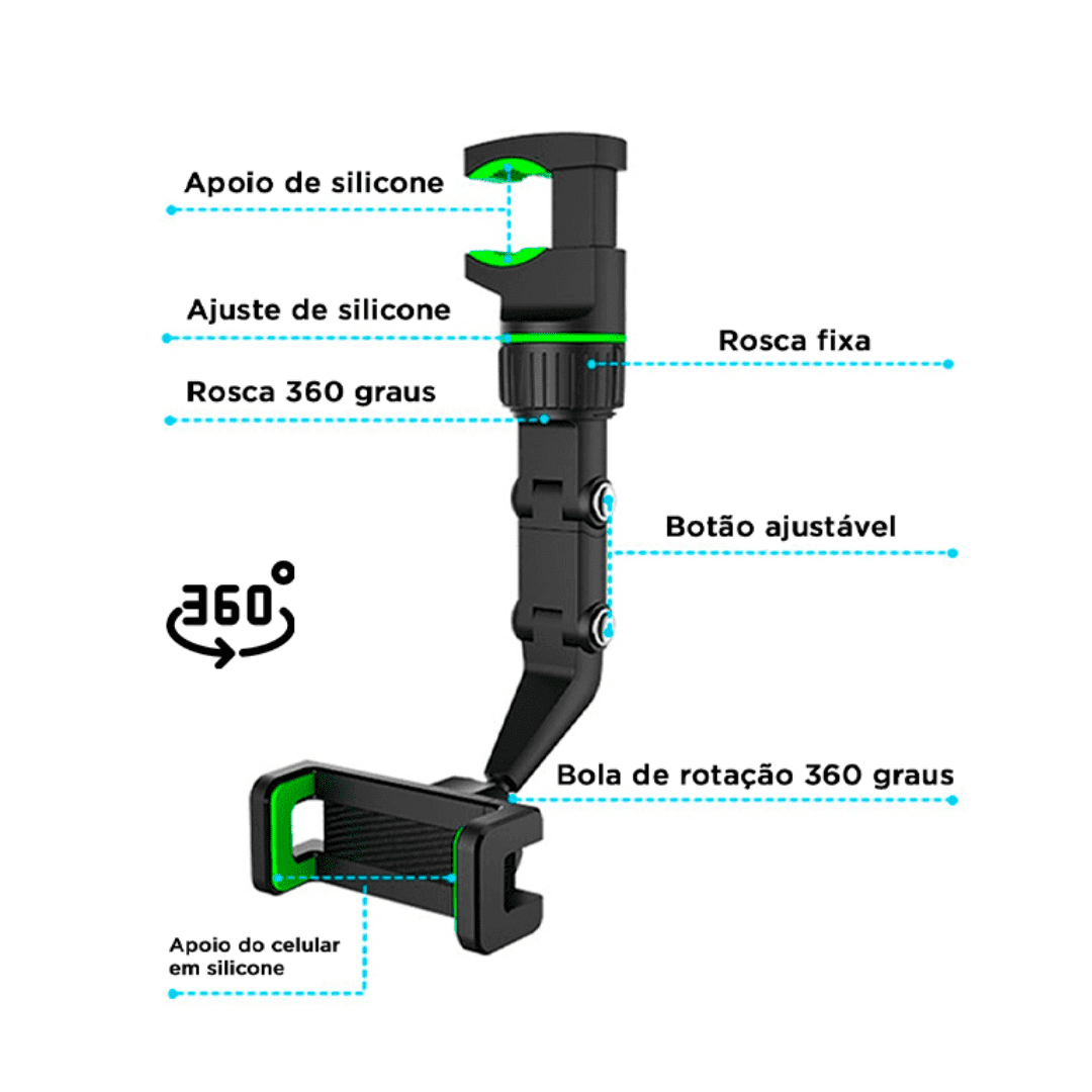 Suporte para celular Multifuncional 3.0 (Queima De Estoque đ„)