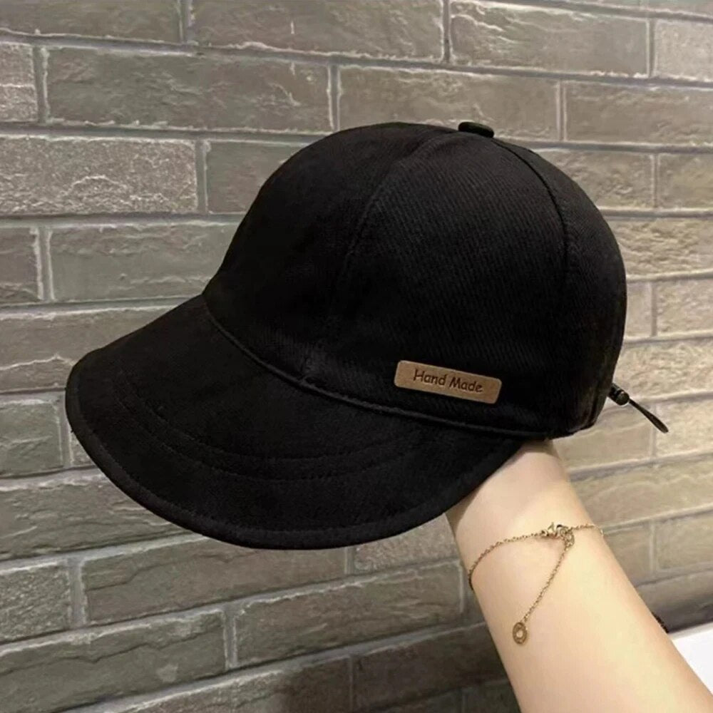 Chapéu Feminino Ajustável Dobrável em Algodão