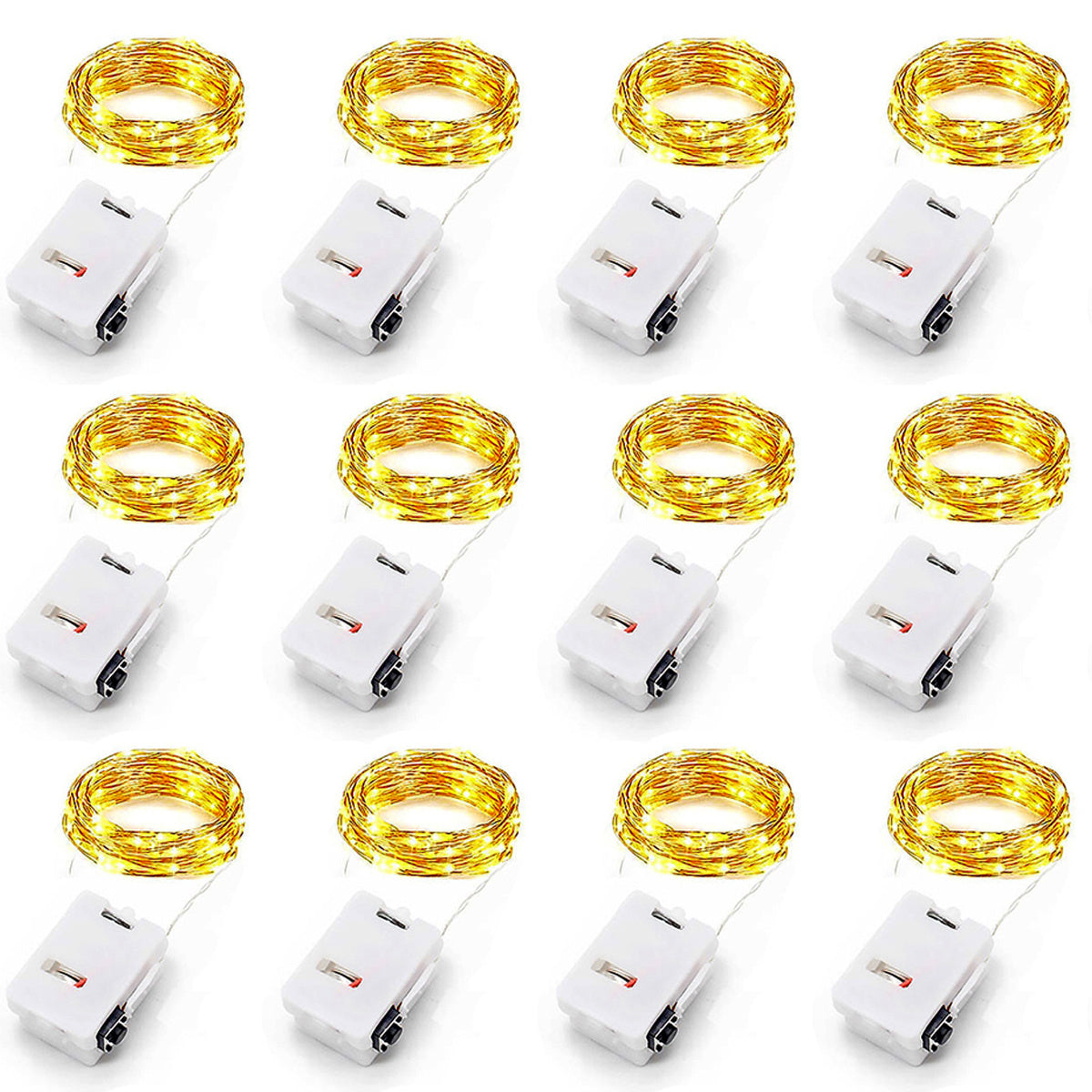 Cordão Fio Fada de Luz Led Pisca Pisca com Bateria