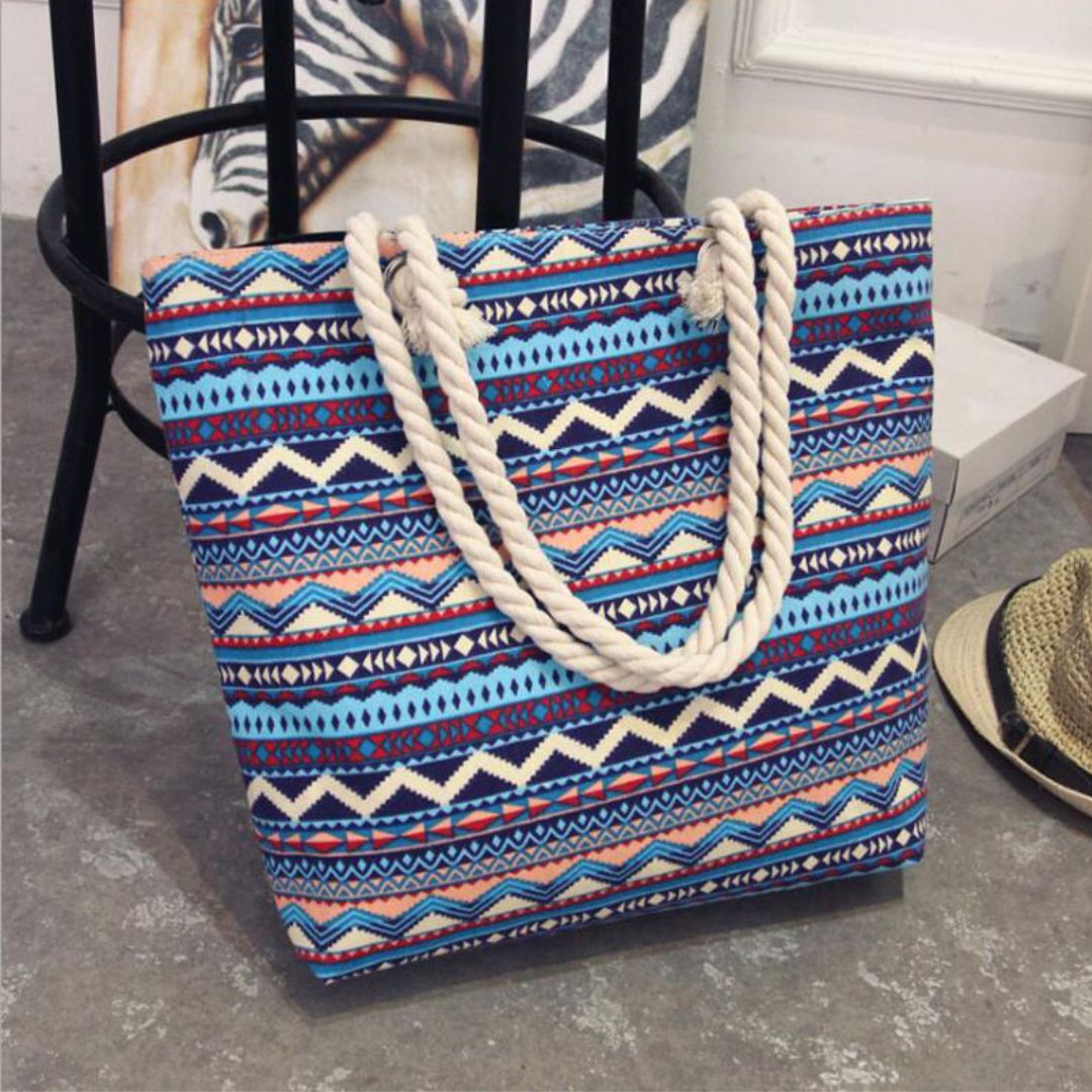 Bolsa De Estampa Feminina De Praia
