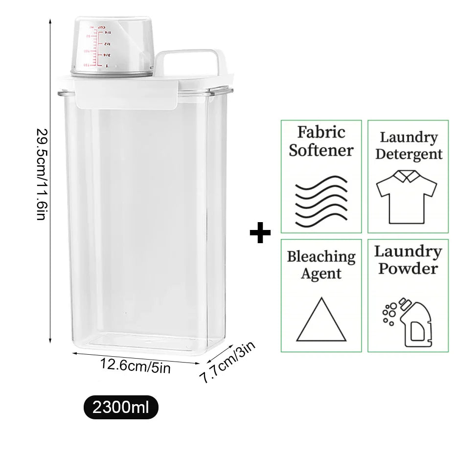 Dispensador de Sabão para Lavanderia Recarregável | WashEasy