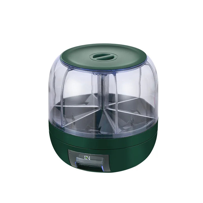 Dispenser Giratório Automático para Alimentos