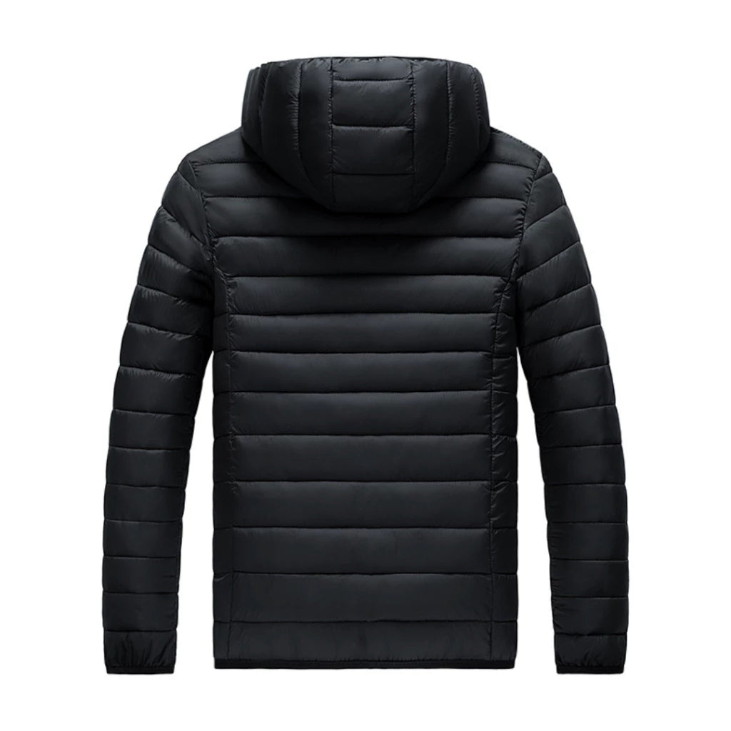 Jaqueta Masculina de Inverno Corta Vento Acolchoada