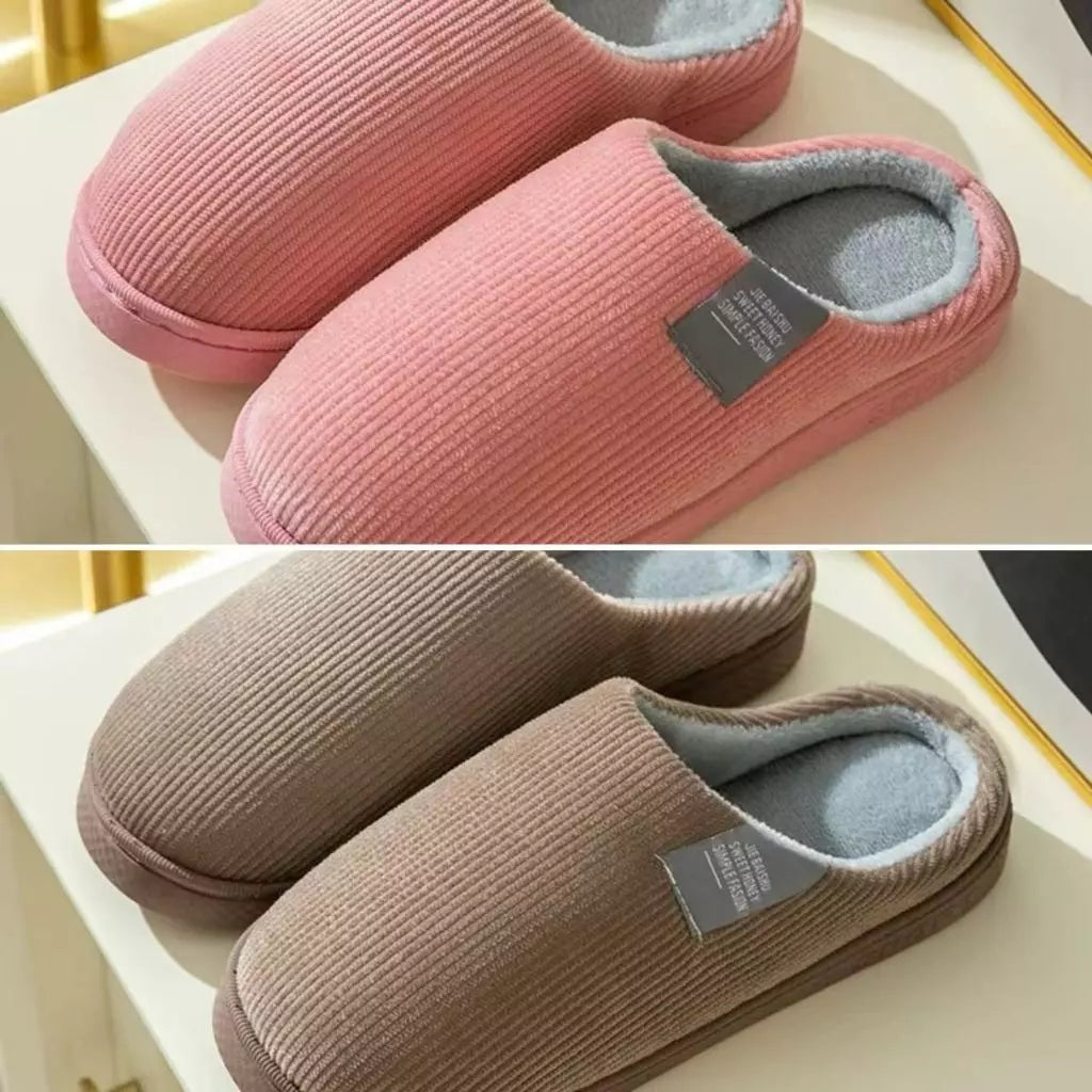 Kit 2 Pantufas de Inverno Antiderrapante para Casais