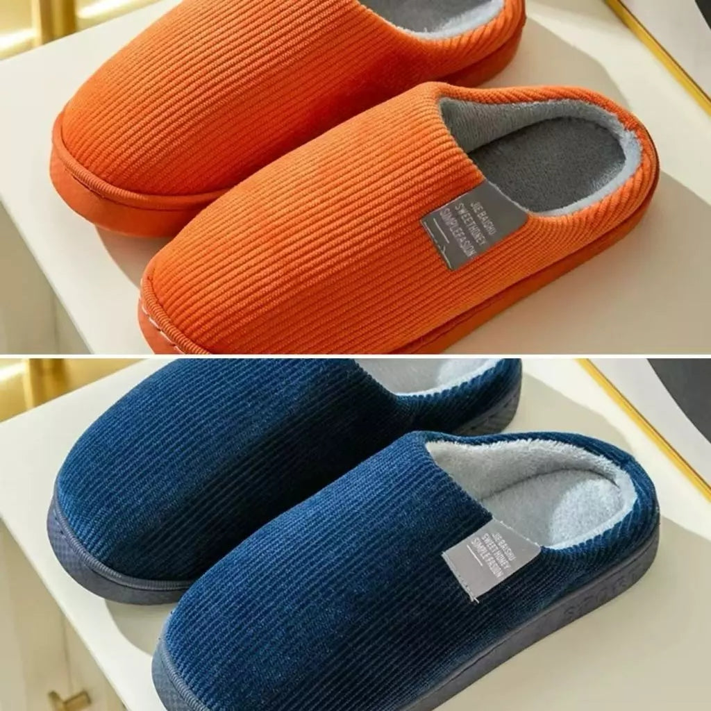 Kit 2 Pantufas de Inverno Antiderrapante para Casais
