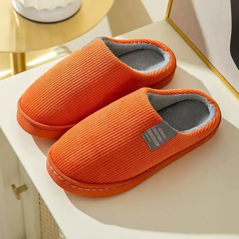 Pantufa Unissex de Inverno para Adultos Pelúciado