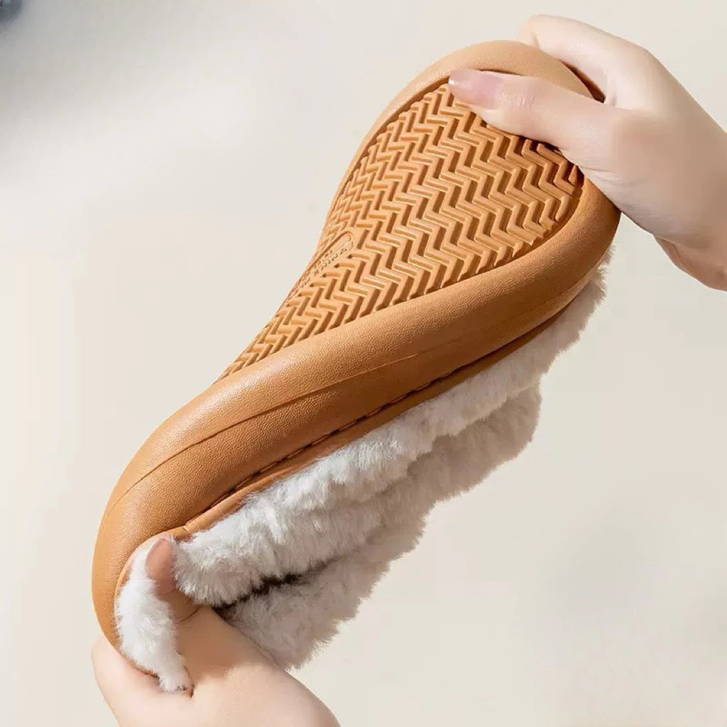 Pantufa Unissex Aveludada Antiderrapante para Inverno | CozySteps
