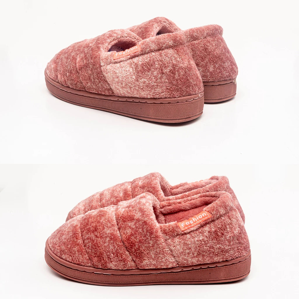 Pantufa de Pelúcia Feminina Antiderrapante