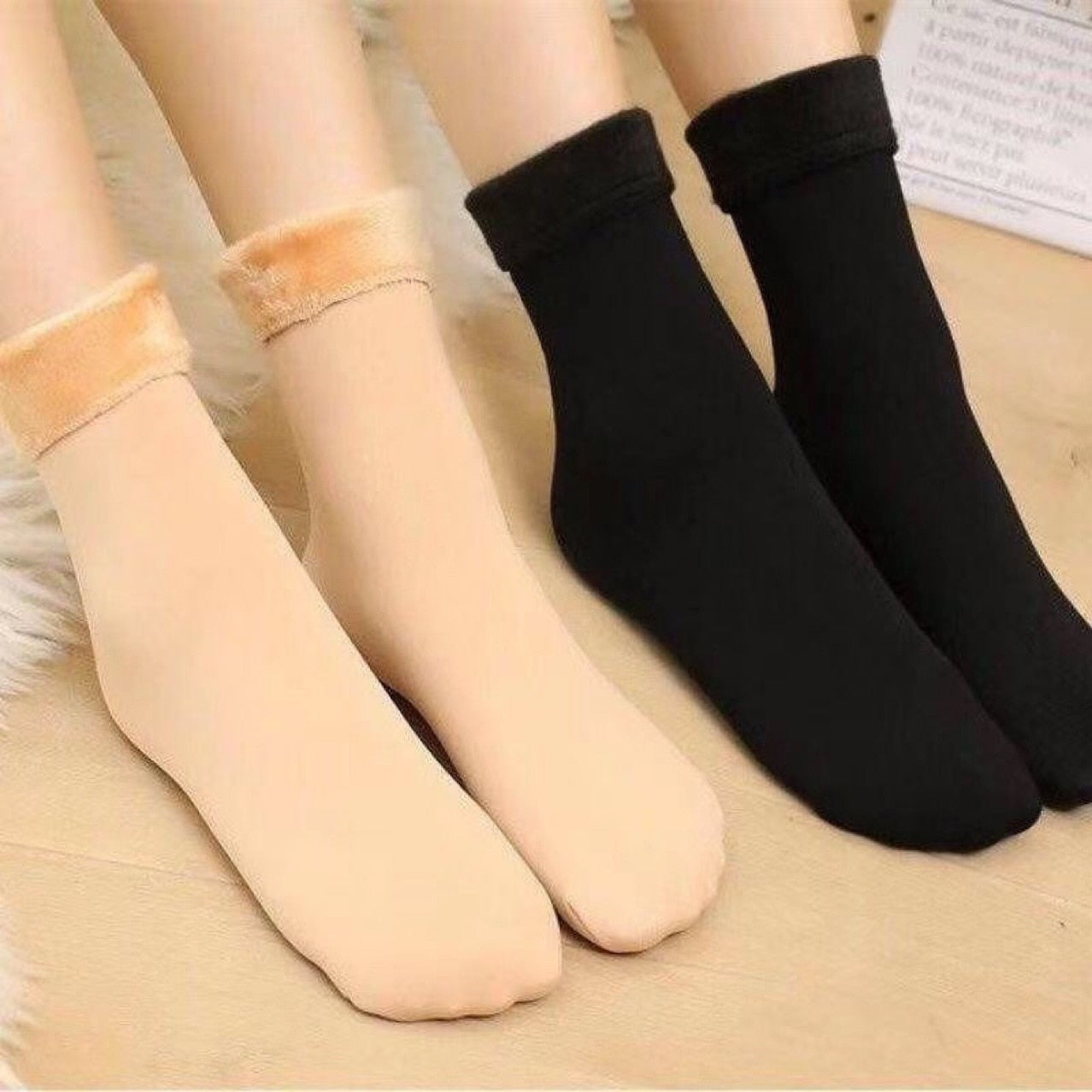 Meia TĂ©rmica Aveludada Ultraconfort | COMPRE 1 LEVE 3 đ