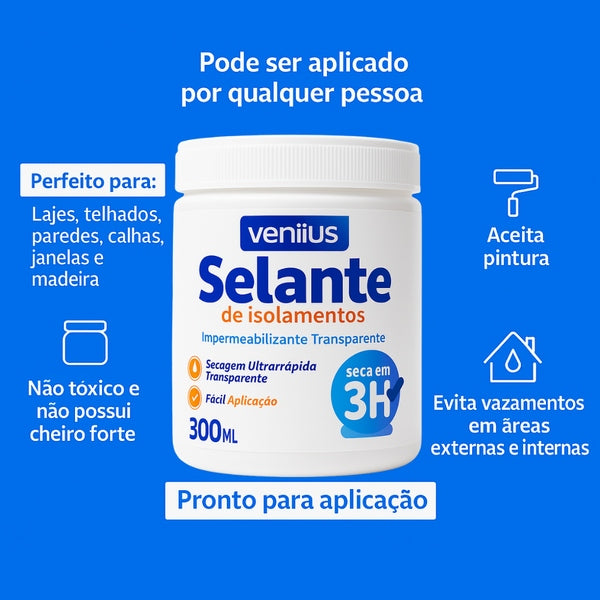 Selante Profissional para Impermeabilização de Infiltrações e Vazamentos | 20 Litros