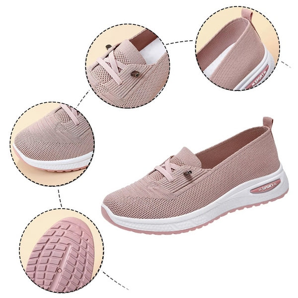 Tênis Feminino Slip On em Malha Respirável Antiderrapante | AirMesh