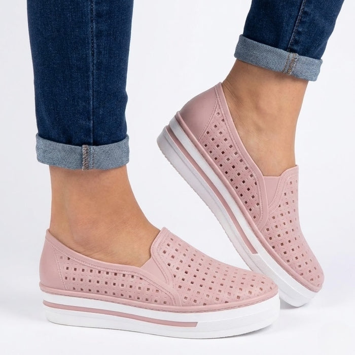 Tênis Feminino Slip On Leve e Respirável para Caminhada