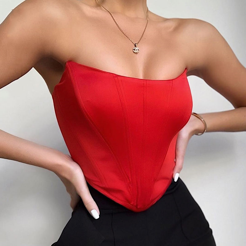 Top Corset Feminino Tomara que Caia