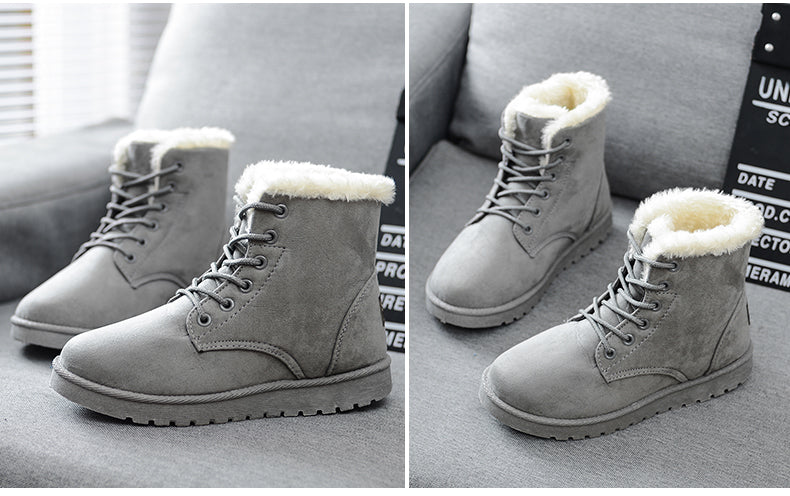 Bota de Camurça Feminina de Inverno | Soft Confort