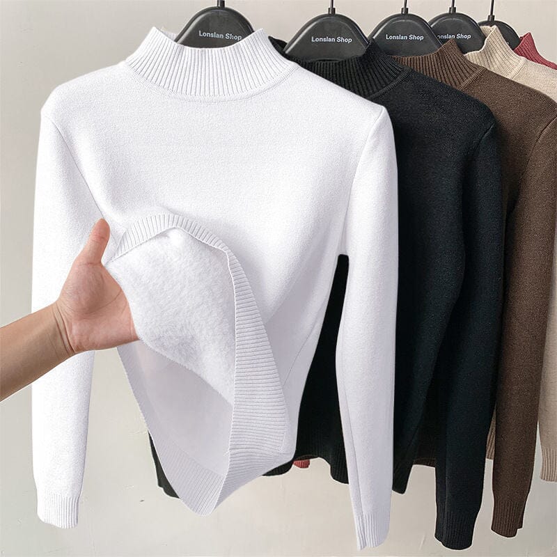 Suéter Feminino Forrado em Veludo | VelvetSoft [COMPRE 1 LEVE 2]