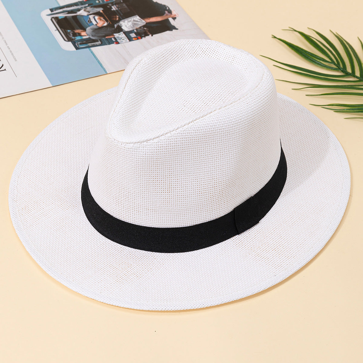 Chapéu Masculino Panamá de Verão para Praia