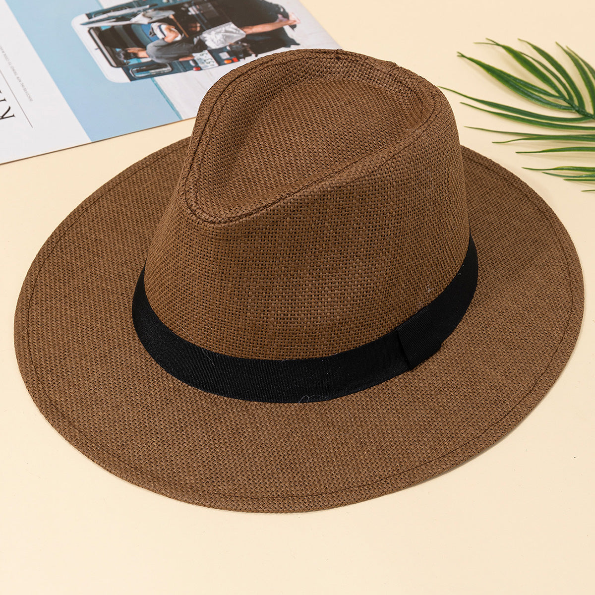 Chapéu Masculino Panamá de Verão para Praia