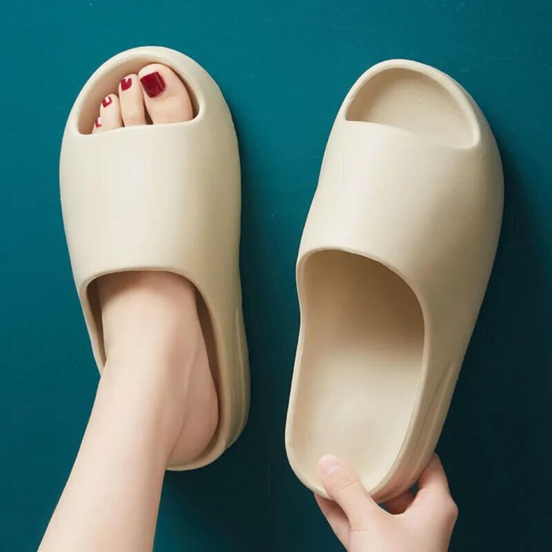 Chinelo De Verão Com Sola Alta Unissex