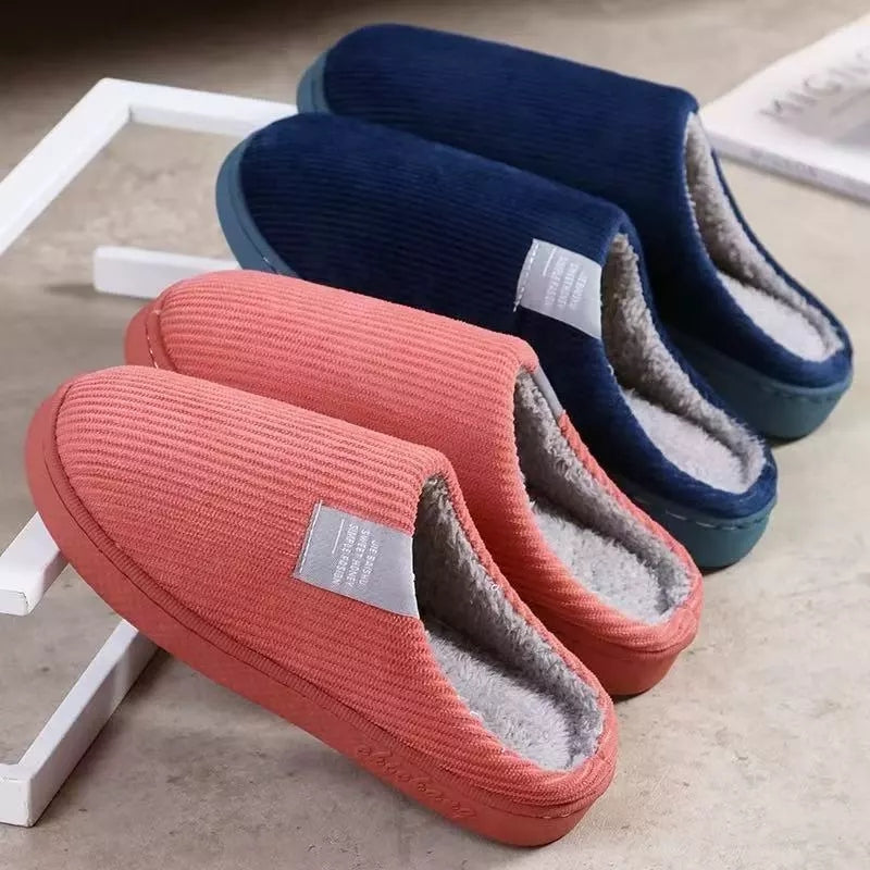 Kit 2 Pantufas de Inverno Antiderrapante para Casais