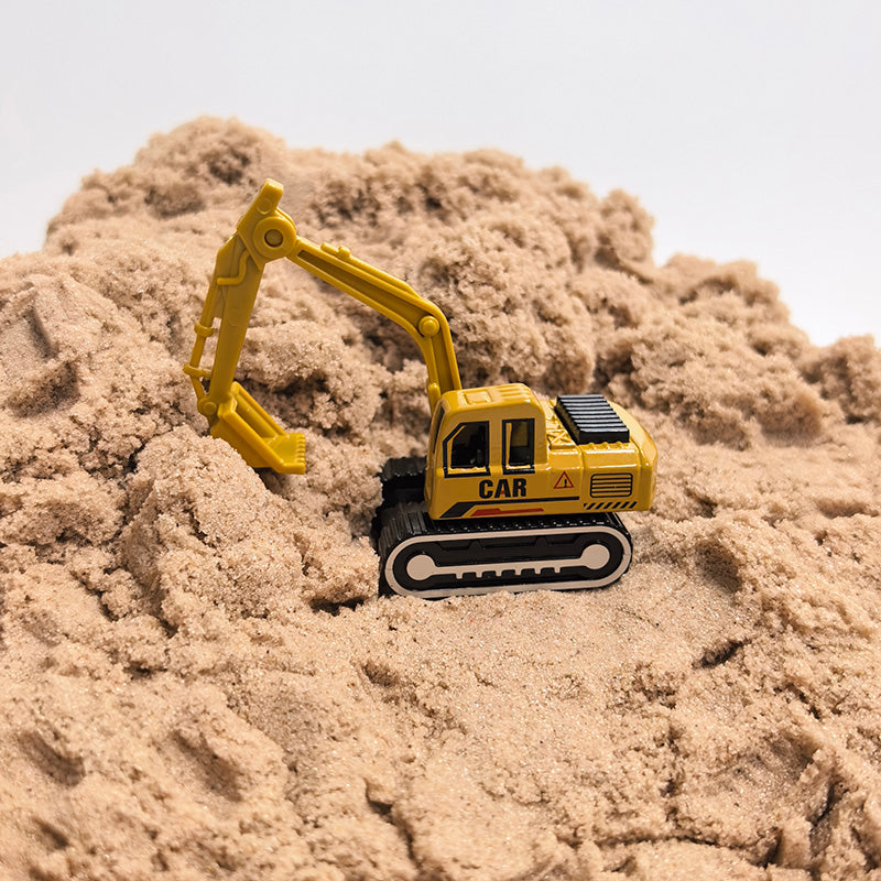 Kit 6 Veículos de Construção Infantil de Metal