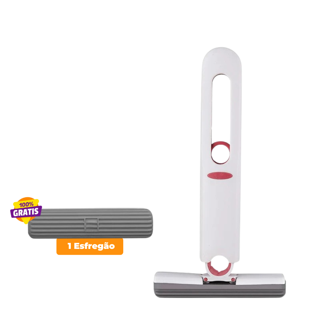 Mini Mop de Limpeza Magico Limpa e Seca