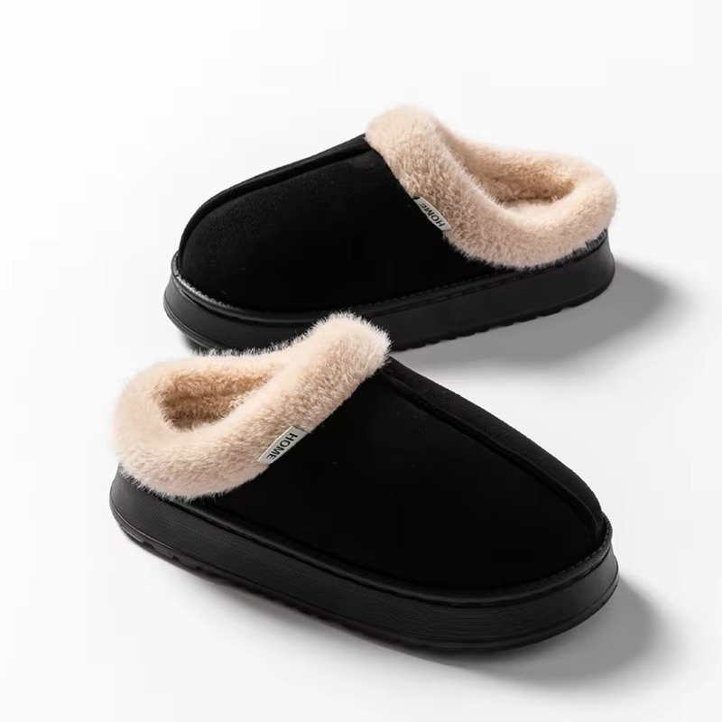 Pantufa Unissex Peluciado com Sola Antiderrapante para Inverno
