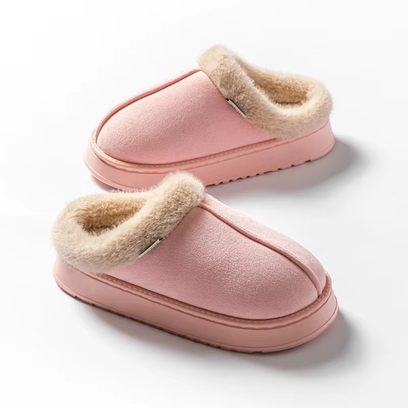 Pantufa Unissex Peluciado com Sola Antiderrapante para Inverno