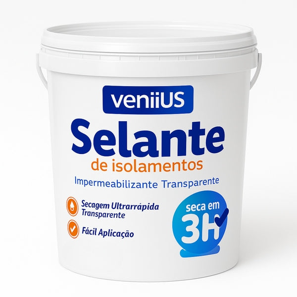 Selante para Impermeabilização de Infiltrações e Vazamentos Veniius | 5 Litros