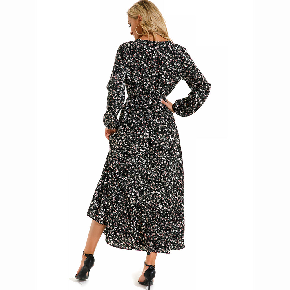 Vestido Feminino Longo Florido de Verão